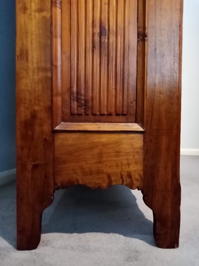 Antique Italian Larch Fir Pine Armoire (15).jpg